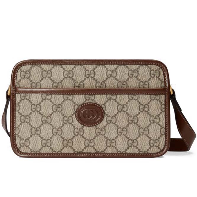 G*u*i mini bag with interlocking&g  ‎658572  （22.5*14*7cm）